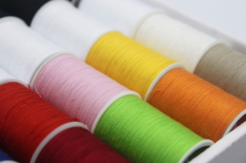 24 Spools 24 10 1 Colour Finest Quality Sewing All Purpose 100/% Cotton Thread Reel