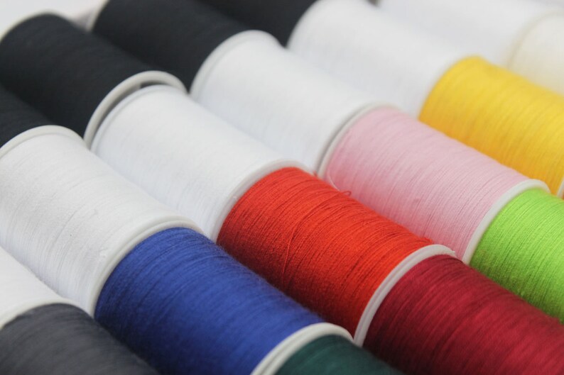 24 Spools 24 10 1 Colour Finest Quality Sewing All Purpose 100/% Cotton Thread Reel