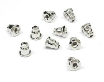 Replacement Platinum Earring Screw Backing / Platinum Screw Earring Back