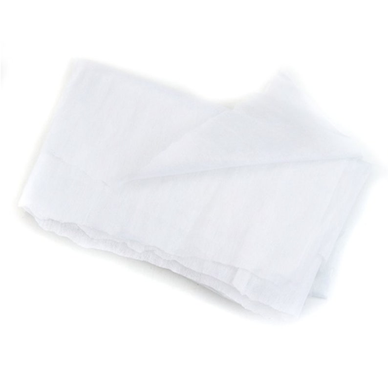 Iron on Fusible Interfacing WHITE MEDIUM WEIGHT Fabric 100cm Etsy