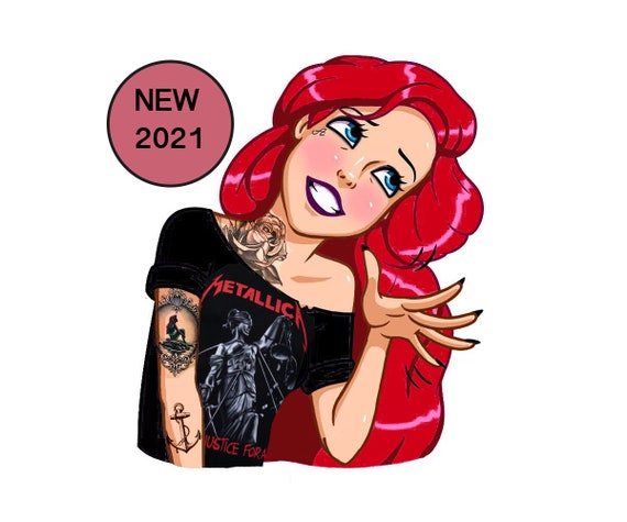Free Free 146 Gothic Tattooed Disney Princesses Svg SVG PNG EPS DXF File