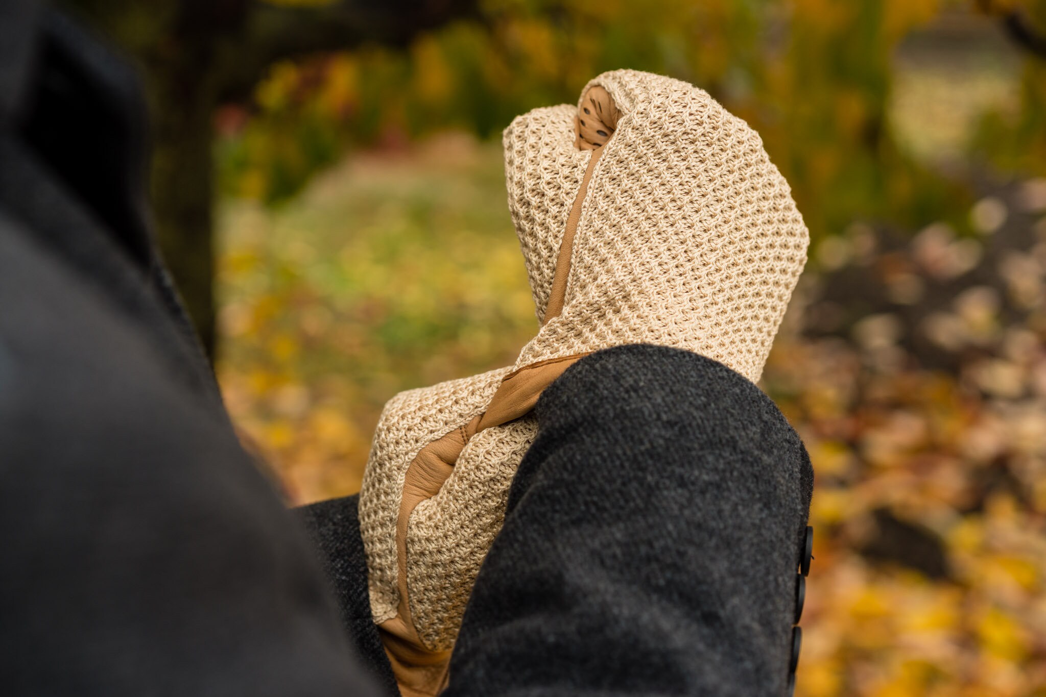 GUANTI DA GUIDA IN PELLE DI AGNELLO E COTONE - Accessori Auto In