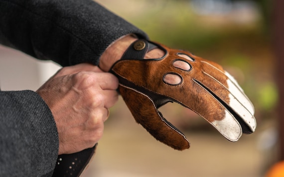 Gants CONDUITE homme COW-BROWN cuir de daim -  Canada