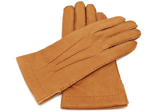 mens wool and leather gloves