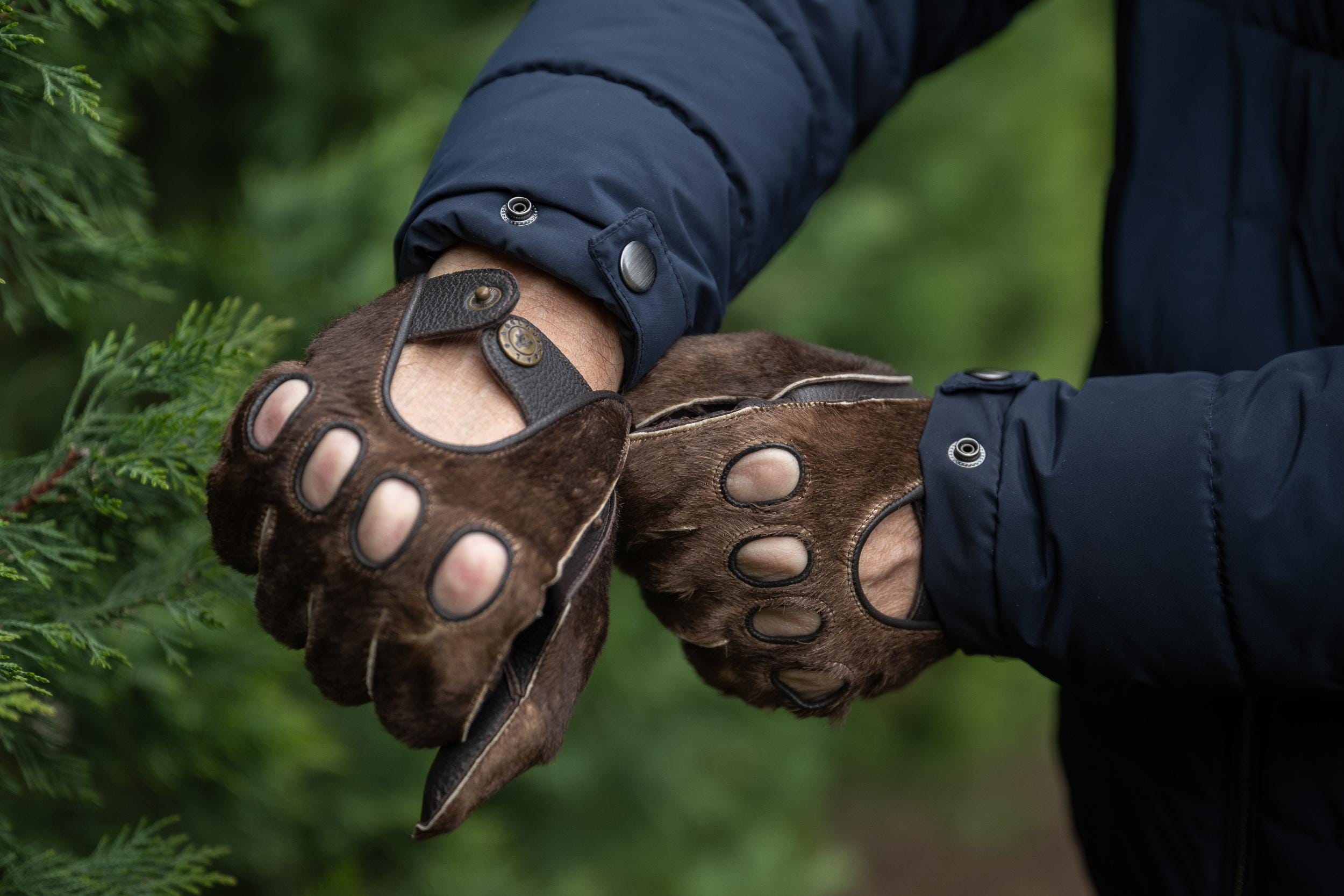Men's DRIVING Gloves - BROWNCOW - Deerskin Leather - Etsy