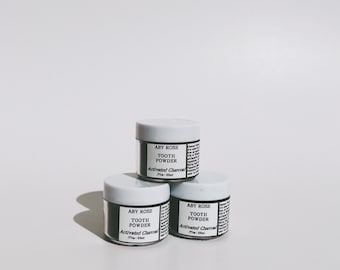 Charcoal Tooth Powder, Natural Teeth Whitening