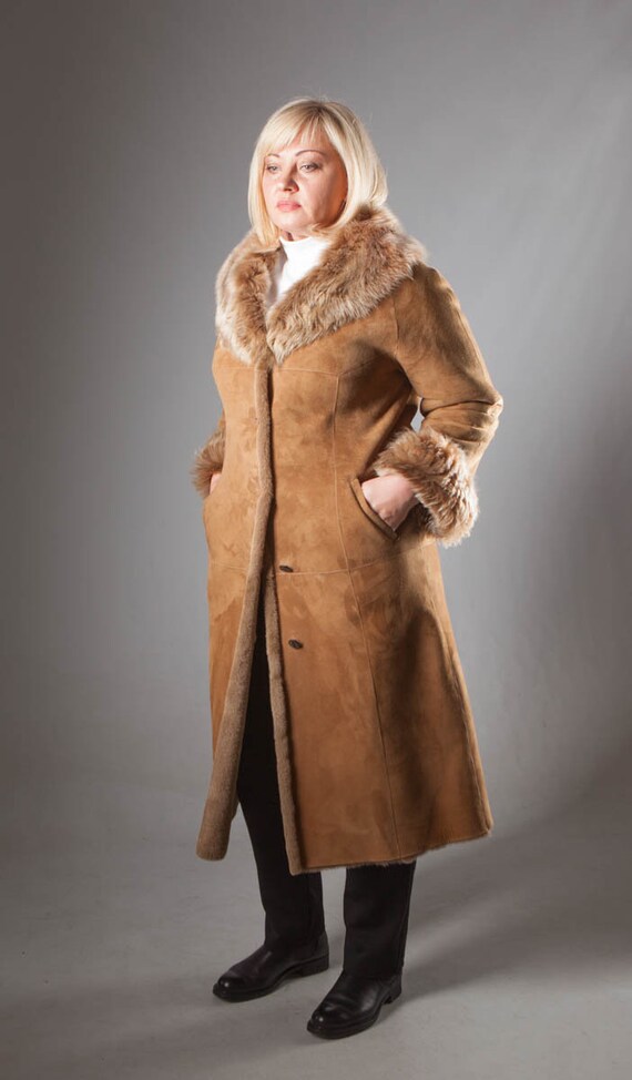 plus size shearling jacket