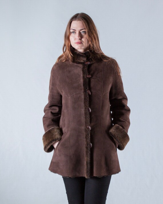 short sheepskin jacket