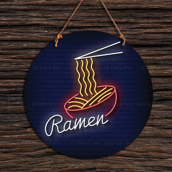 Neon Themed Ramen Sign Neon Ramen Sign Custom Neon Ramen - Etsy