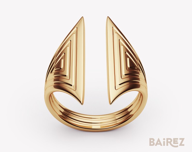 Unisex ring,Triangle ring,Silver signet ring,gold signet ring,Modernist Jewelry,Modern Ring,Modern Jewelry,Gold Ring,Delicate Gold Ring