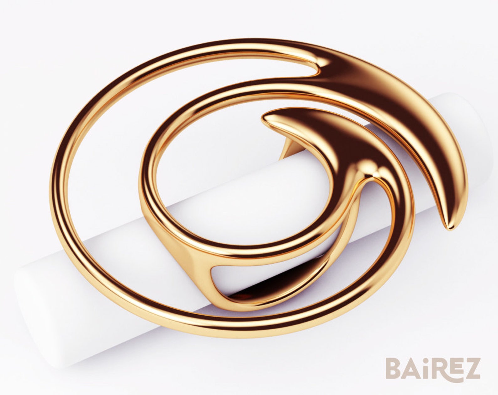 Spiral Rings Wraparound Ring Spiral Gold Ring Coil Ring Etsy