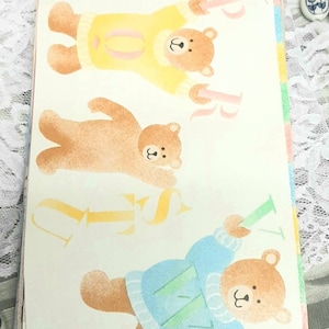 Fascio di carte / carta da parati vintage e carta da imballaggio - Baby 2