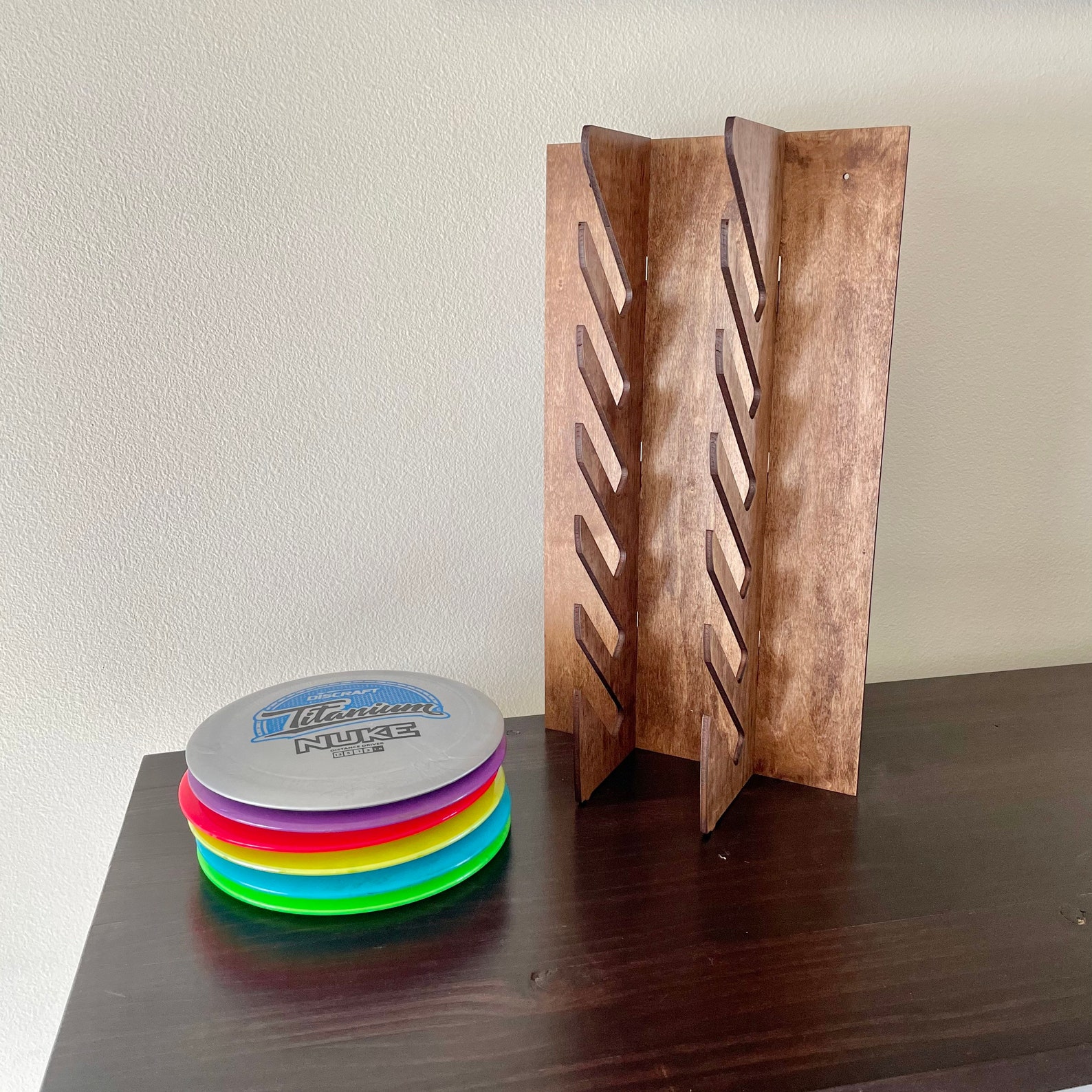 Disc Golf Rack Frisbee Disc Display Wallmounted or Etsy