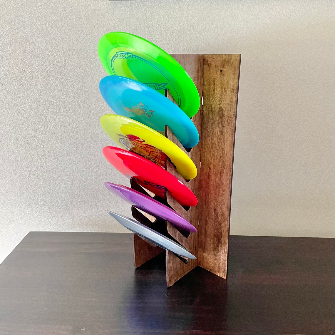 Disc Golf Rack Frisbee Disc Display Wallmounted or Etsy