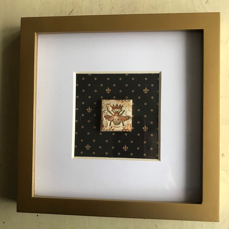 Framed Bee Tile
