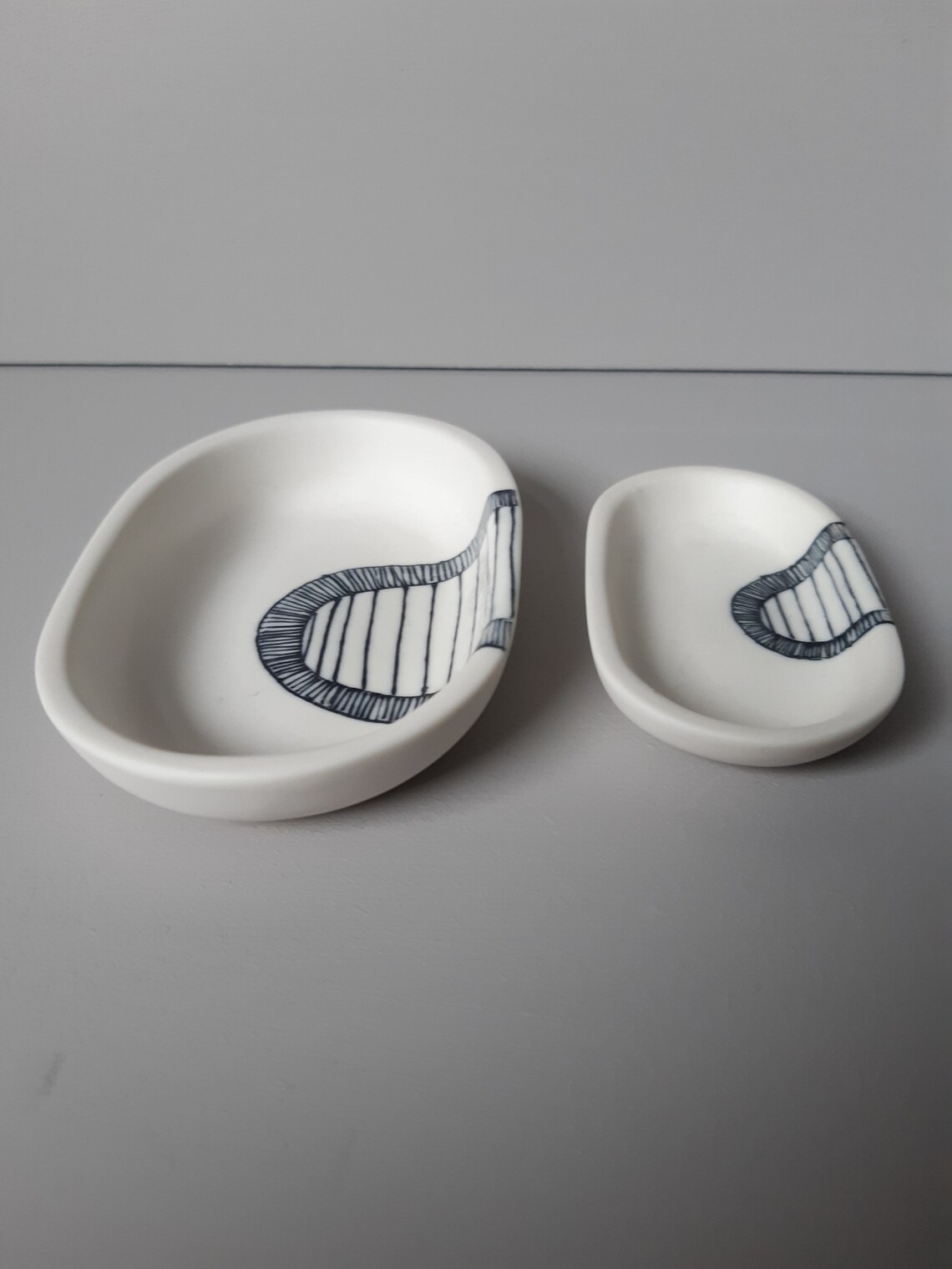 Handmade Ceramic Soap dish set of 2 Etsy