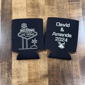 Vegas Party Favors Coozies - Vegas Bachelorette oder Geburtstagskind Wochenende Favors-Vegas 21. Geburtstag Party Favors-Custom Vegas Party Favors