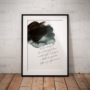 Four by Sleeping At Last Enneagram Lyrics Watercolor Printable