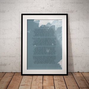 If by Rudyard Kipling Poem Quote Printable | Powder Blue