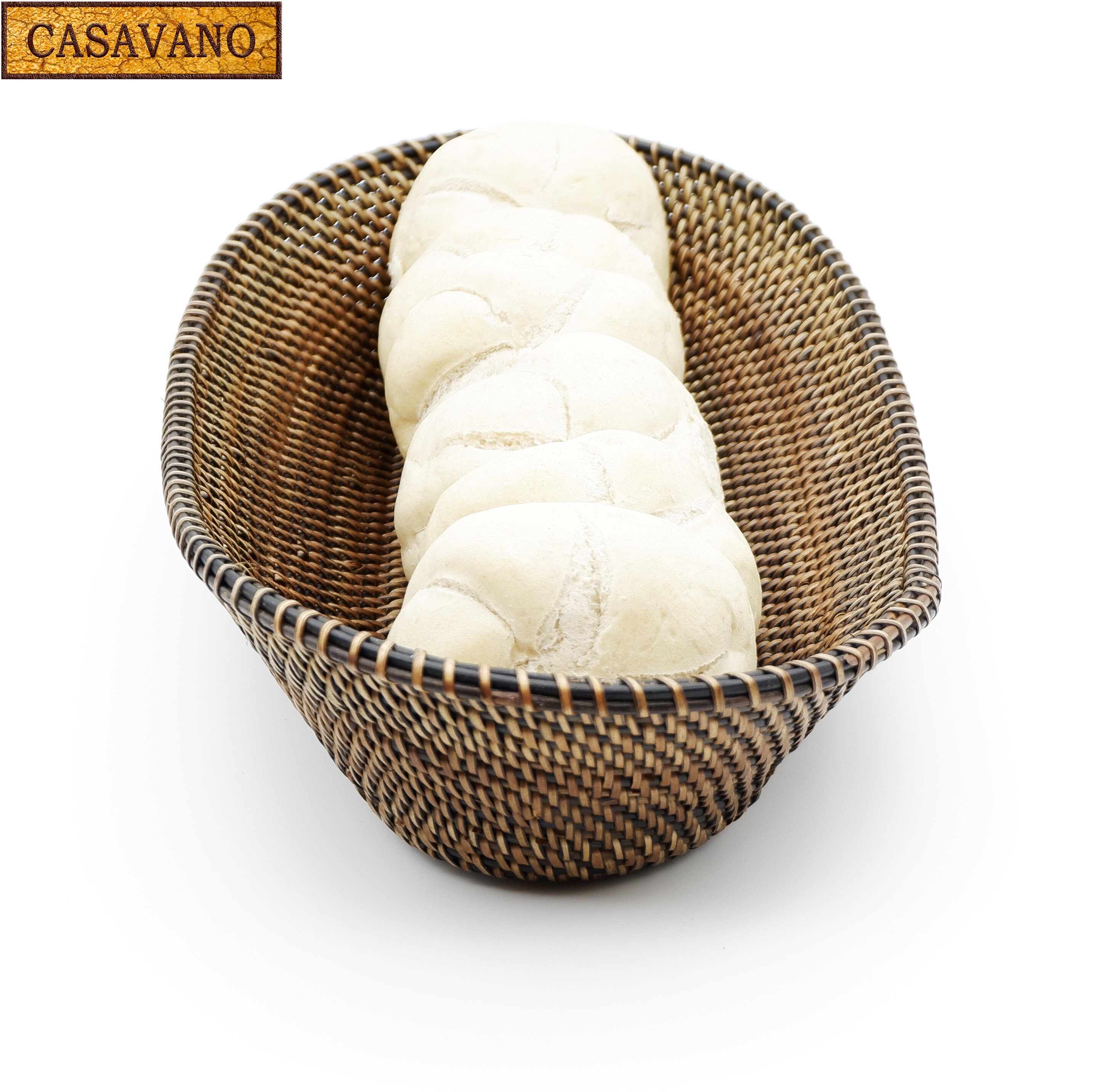 Rattan Bread Serving Basket Handmade From Woven Natural Nito Etsy
