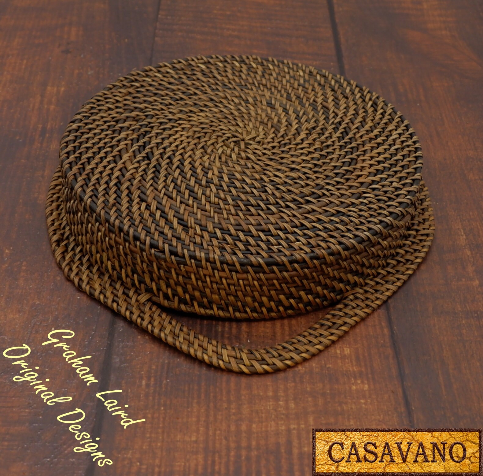 Serving Tray Woven From Nito / Rattan Vines in Rustic Etsy UK