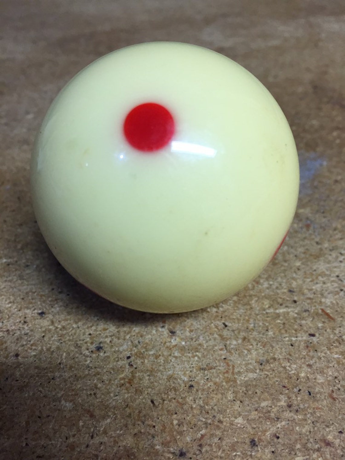 Early Cue Ball With Red Dots Etsy
