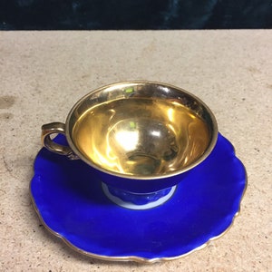 bareuther bavaria germany 42 blue with gold