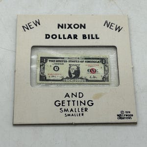 Nixon Dollar Bill - Etsy