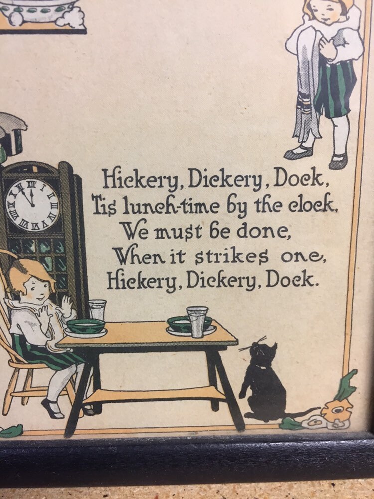 Vintage Nursery Rhymes Wall Hanging Etsy