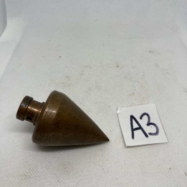 Early  carpentry brass plumb bob