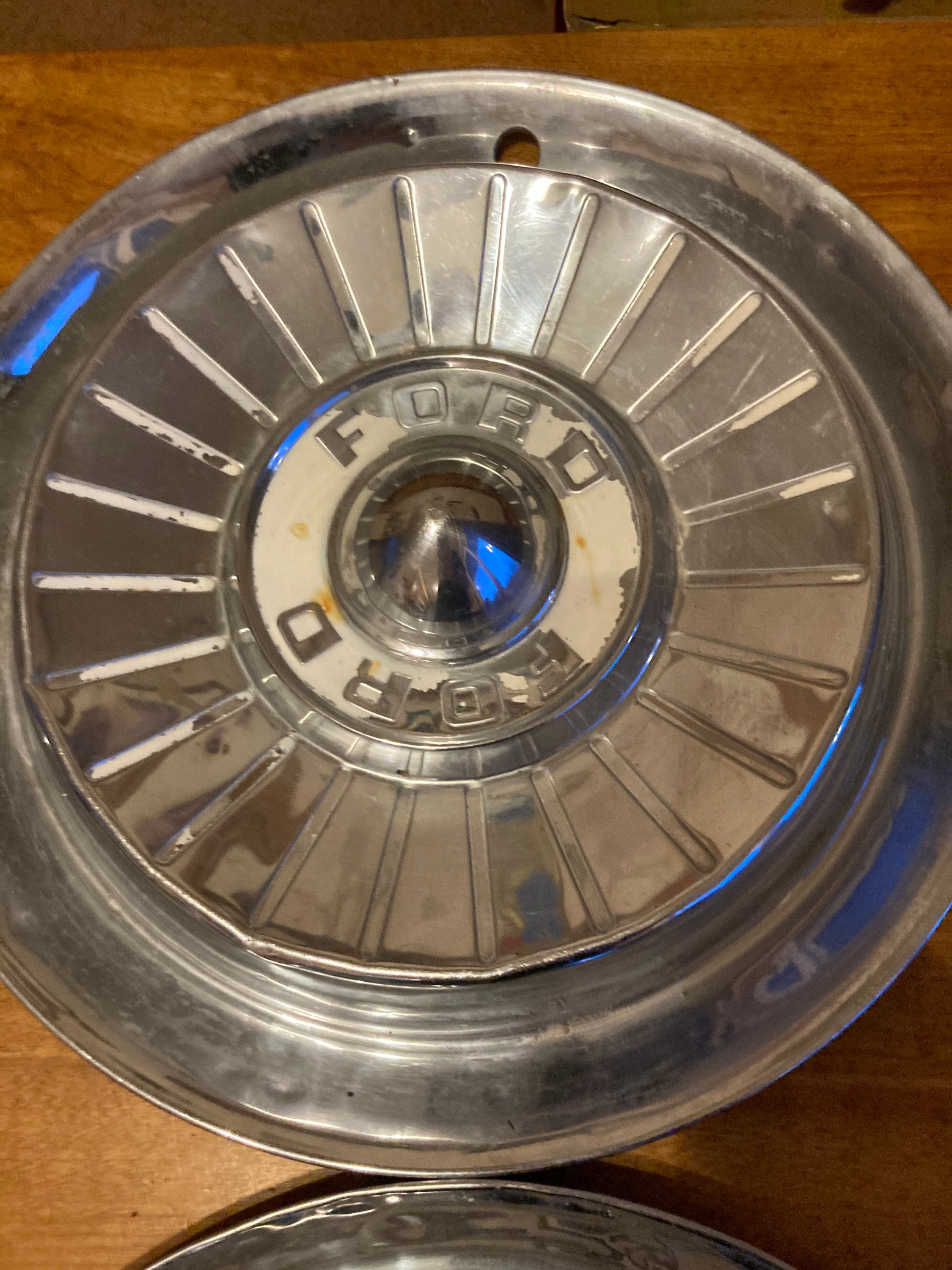 Set of 4 Ford Hubcaps 1960s Etsy