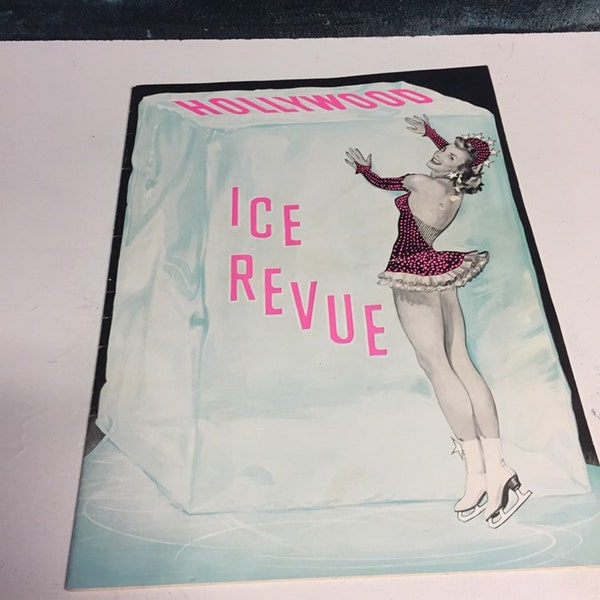 1955 Hollywood on Ice program ice review Arthur M Writz 20th annual