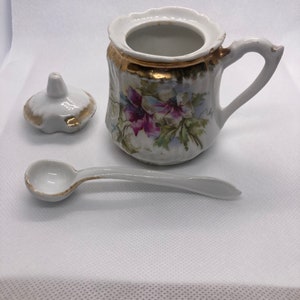 Porcelain honey dipper made in Germany