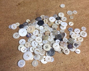 Mother of pearl buttons