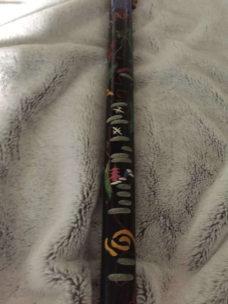 Korean War vet souvenir walking stick pool cue