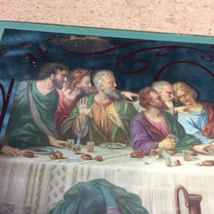 Last Supper reflected mirror wall hanging