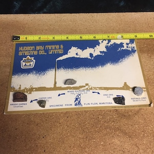 Hudson Bay Mining and Smelting Company specimen sample card
