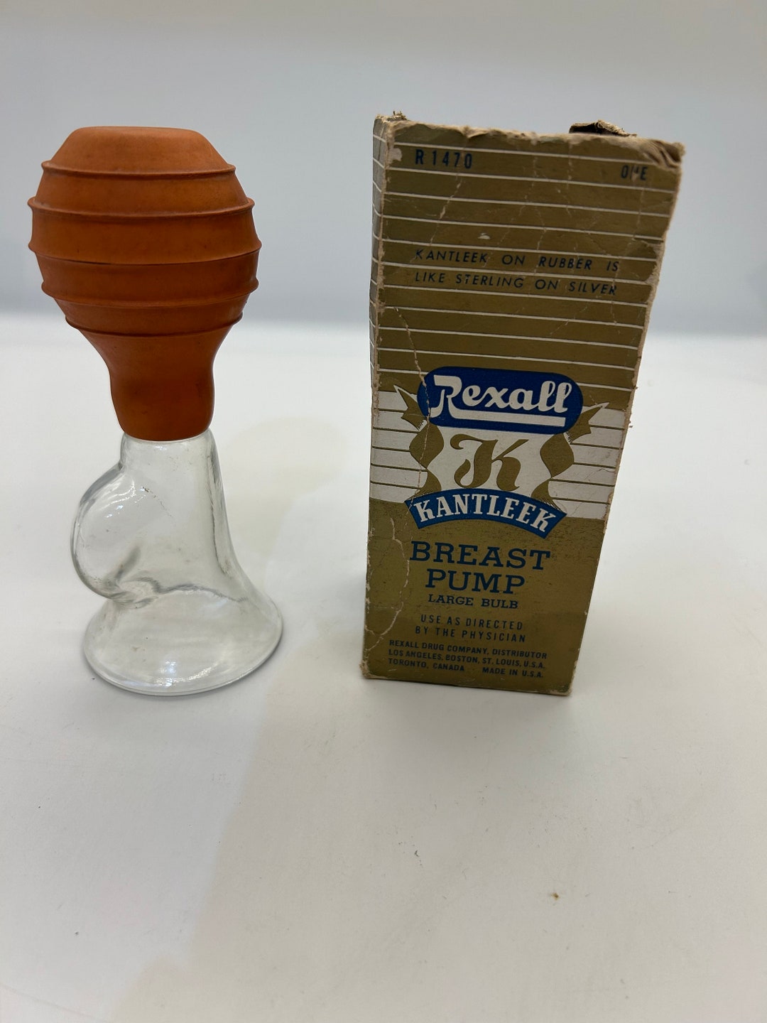 Rexall Glass Breast Pump Etsy