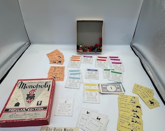 Vintage Monopoly game