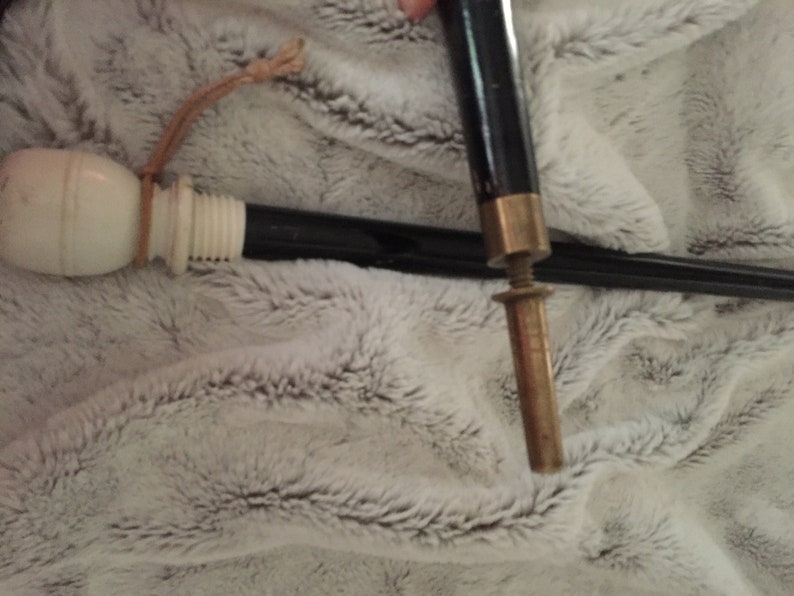 Korean War vet souvenir walking stick pool cue