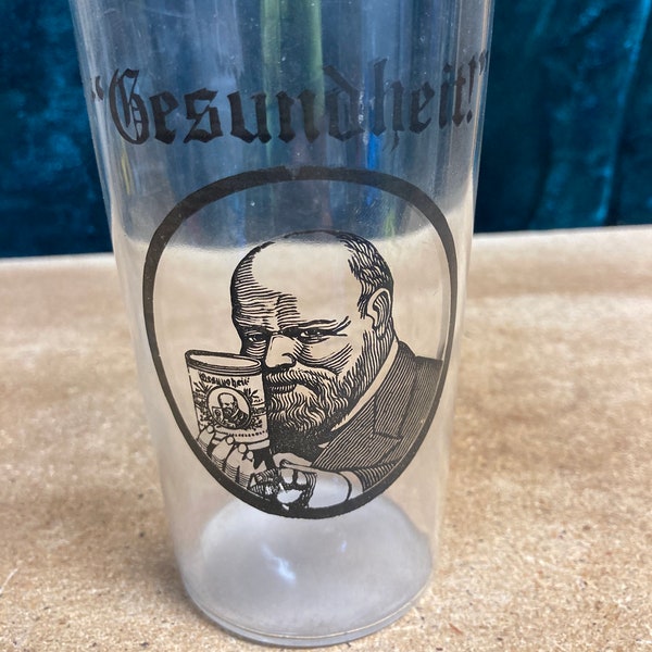 Gesundheit brewery glasses two glasses