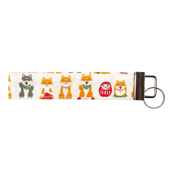 Wristlet Keychain - Shiba-Inu