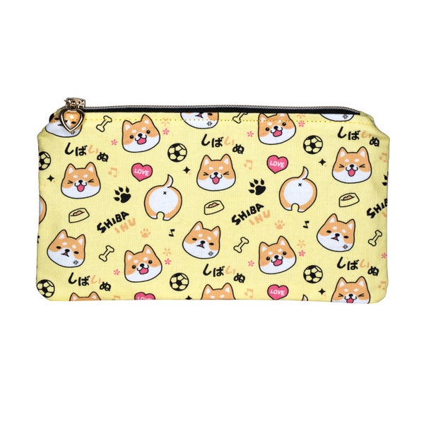 Pouch with cute Shiba Inu