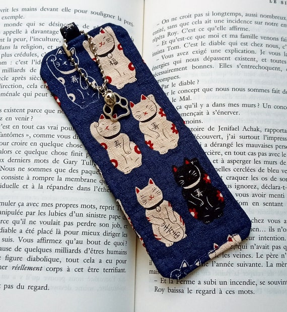 Bookmark Japanese Lucky Cats maneki Neko 