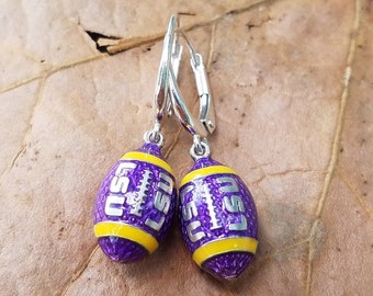 LSU Football Earrings