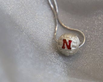 University of Nebraska Volleyball pendant