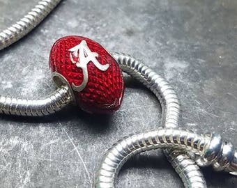 University of Alabama Football Charm Bracelet
