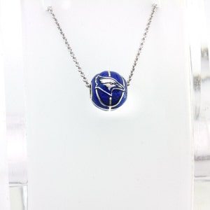 Creighton Bluejays Basketball Necklace image 1