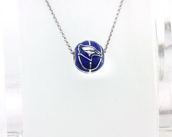 Creighton Bluejays Basketball Necklace