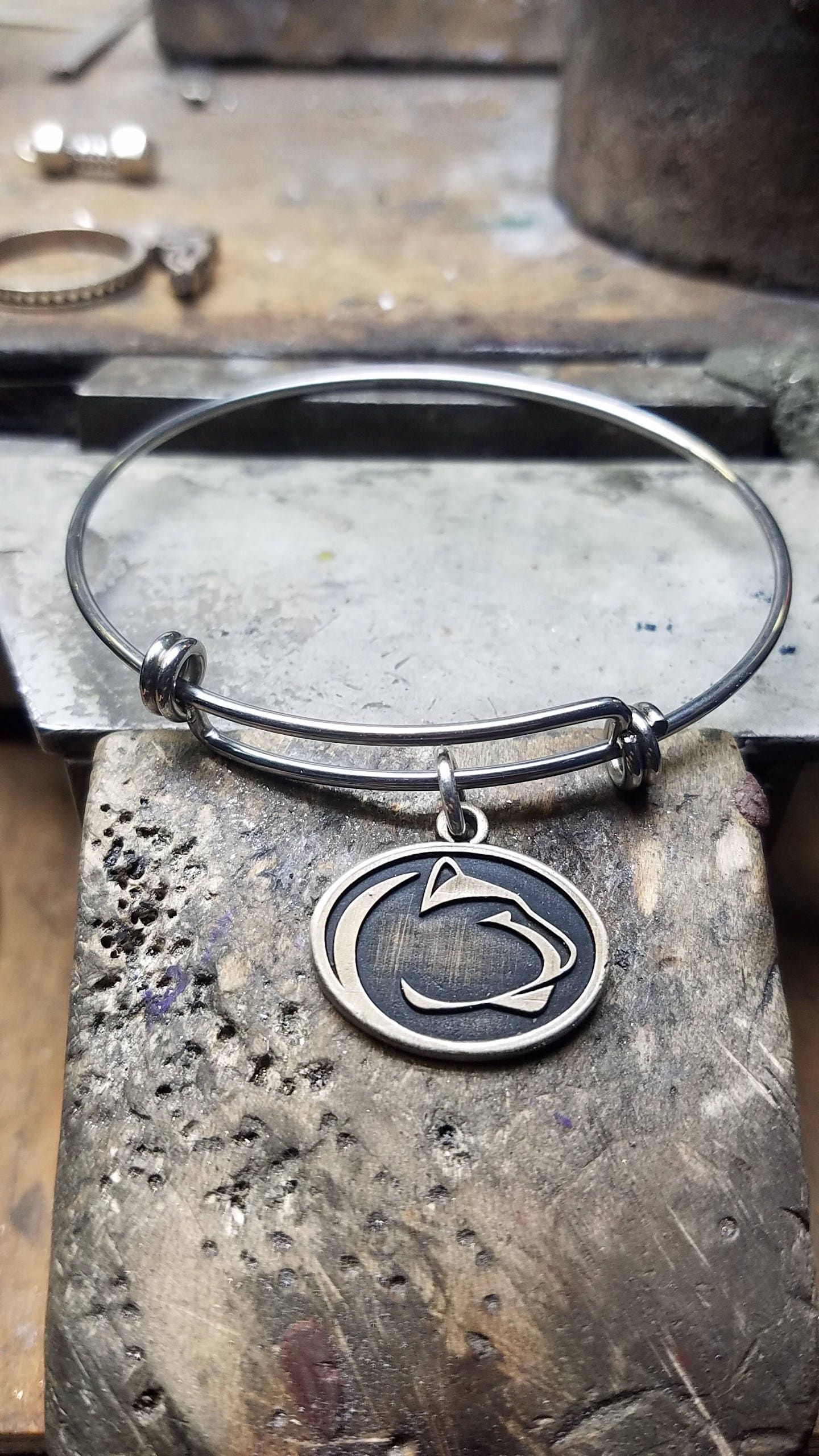 Penn State University Nittnay Lion expandable bracelet Etsy